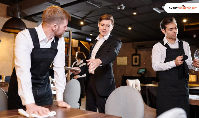 Restaurant general managers and waitstaff