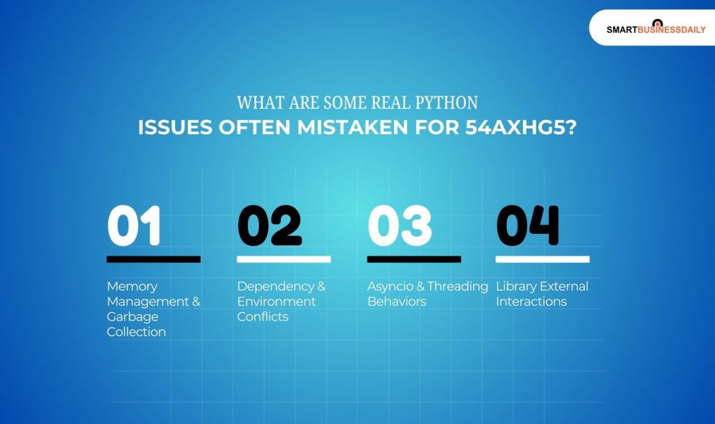 What Are Some Real Python Issues Often Mistaken For 54axhg5