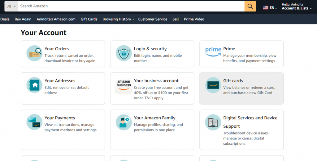 Buy Amazon Gift Cards By Using PayPal